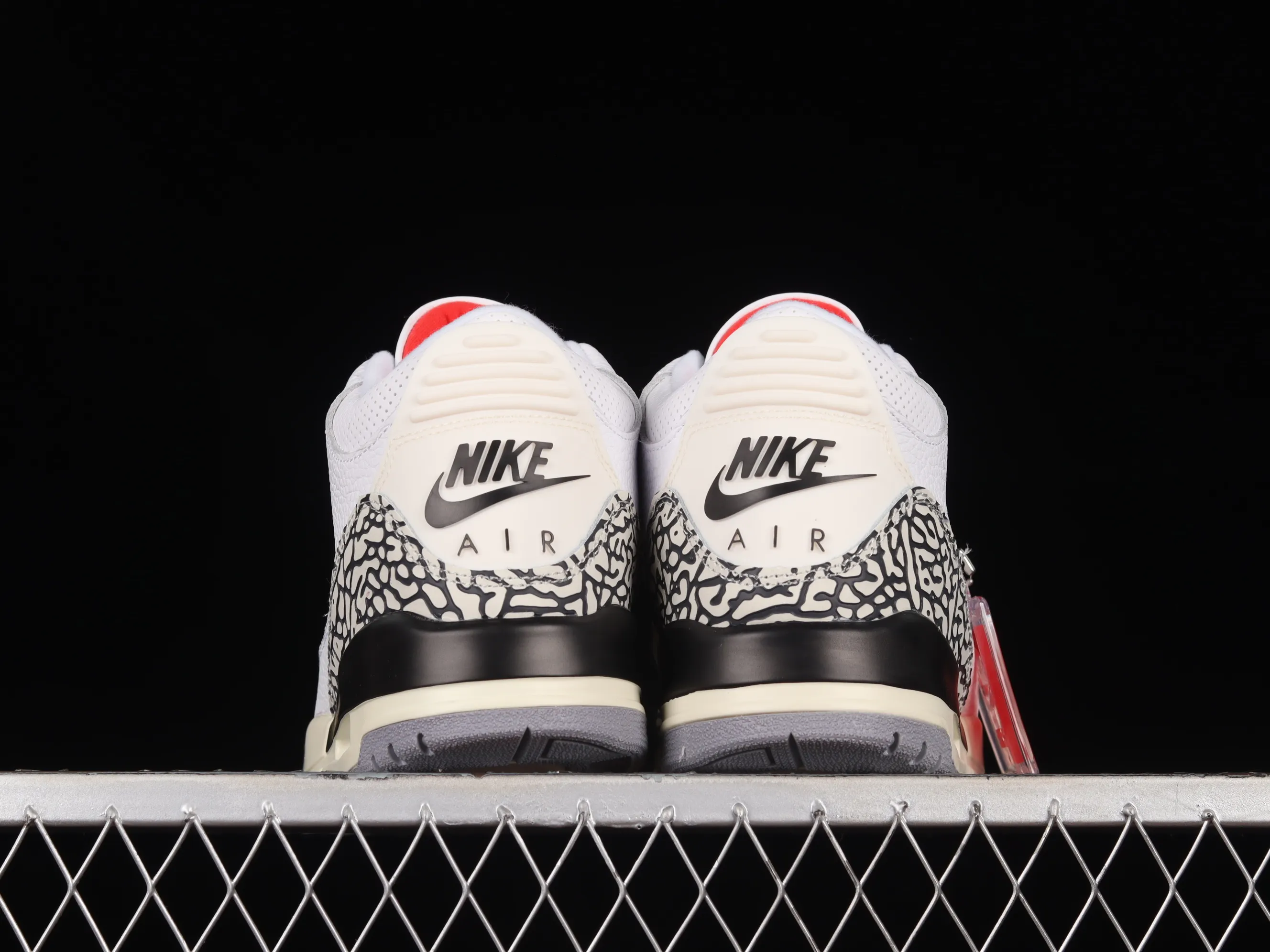 All categories Air Jordan Jordan series basketball shoes Air Jordan 3 cost-effective version Air Jordan 3 "White Cement Reimagined" AJ3 Joe 3 new white cement top layer replica basketball shoes DN3707-100